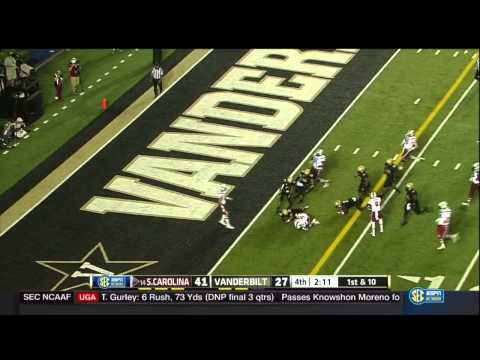 2014 USC at Vanderbilt - David Williams 12 Yd Run