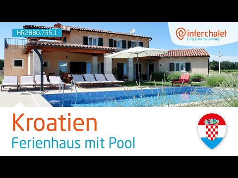 HR2880.735.1 (LBN390) *** - Ferienhaus Baretuni mit Pool für 10 Personen, Labin, Istrien, Kroatien
