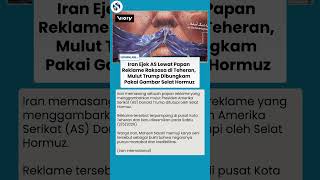 Tak Biasa! Papan Reklame di Iran Tutup Mulut Trump dengan Selat Hormuz, Warga: Bukti Iran Tangguh