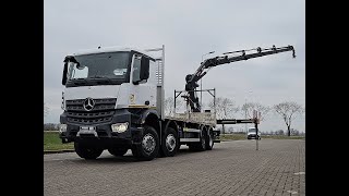 بيع عربة مقطورة مسطحة Mercedes-Benz AROCS 3240 HIAB 211EP5 - صورة 5 | Autoline EG عربة مقطورة مسطحة Mercedes-Benz AROCS 3240 HIAB 211EP5 | صورة 5 - Autoline