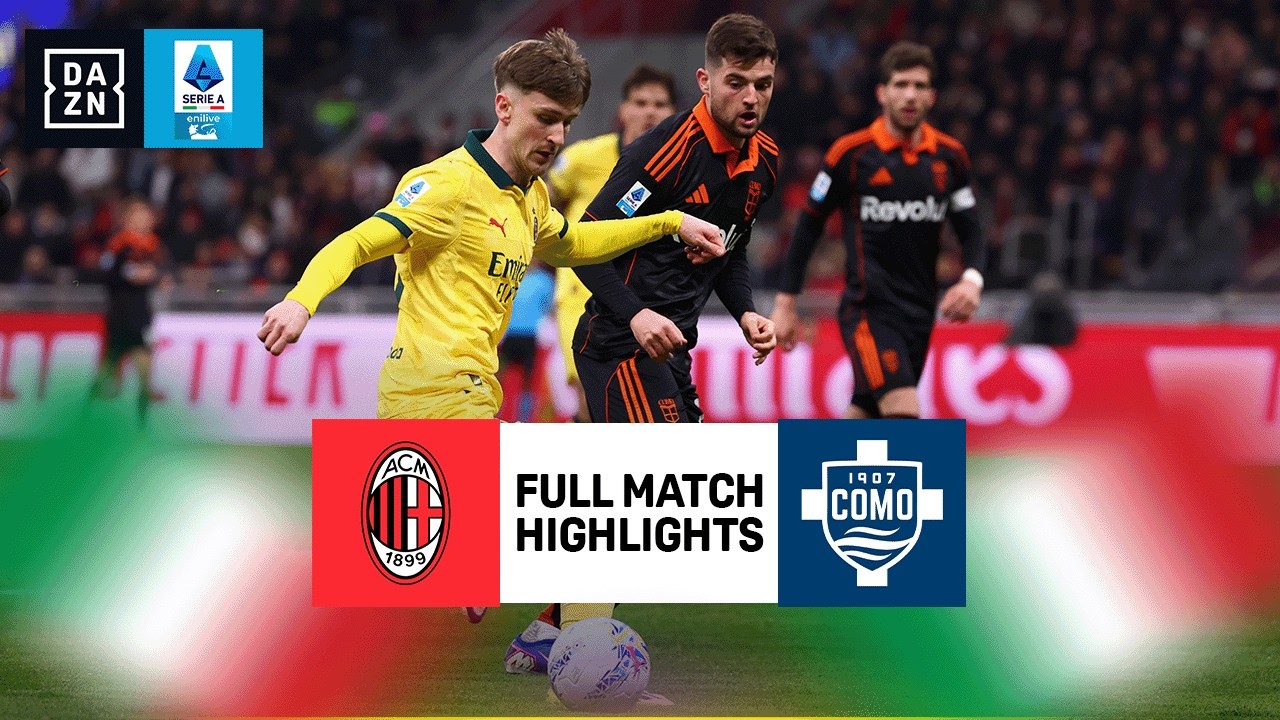 AC Milan vs Como | Lega Serie A Highlights | Matchweek 24 | 2025-2026