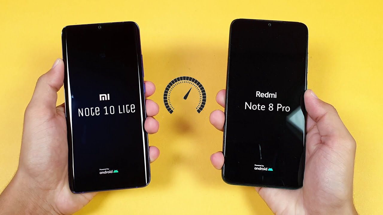 Xiaomi MI Note 10 Lite (8GB) vs Redmi Note 8 Pro (6GB)- Speed Test!