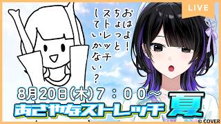 【配信予定】【誰でも簡単】あ!ストレッチだ!【#あさやなストレッチ夏】#墨汐さやな #さやな時間
