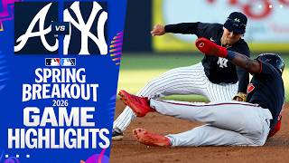 Braves vs. Yankees Spring Breakout Game Highlights (3/21/26) | MLB Highlights