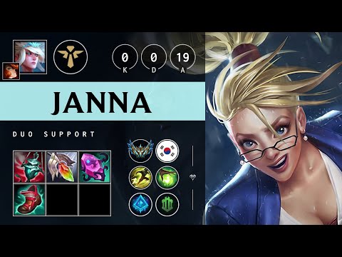 Janna Support vs Nami - KR Challenger Patch 25.10