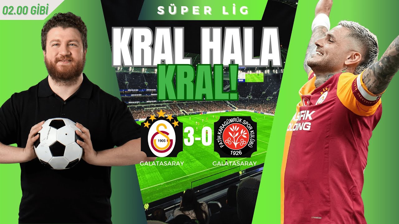 Galatasaray 3-0 Karagümrük | Skor Var, Oyun Yok... Icardi'nin Dönüşü, Barış Alper Şov, Osimhen...