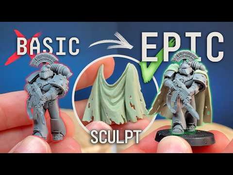 Sculpt the BEST Cape for your Warhammer Miniatures