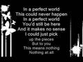 Simple Plan - Perfect World - lyrics 