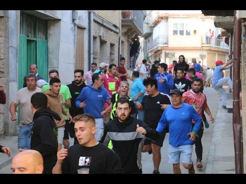 Tercer encierro de Aldeadávila con novillos de Ignacio López Chaves