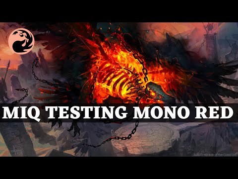 MIQ TESTING MONO RED AGGRO - Kaldheim Standard Deck | Magic: The Gathering Arena