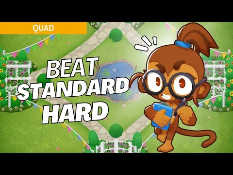 How to Beat Standard (Hard) on Quad - BTD6 Strategy