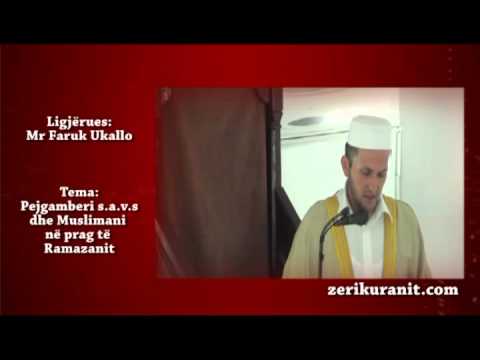 Pejgamberi s.a.v.s. dhe muslimani ne prag te Ramazanit