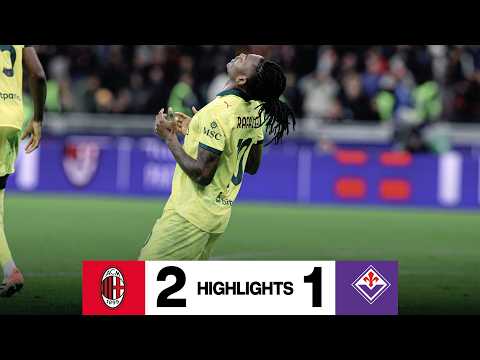 Rafael Leão brace fires comeback win! | AC Milan 2-1 Fiorentina | Serie A Highlights