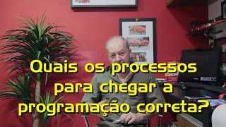 9 - Quais os processos para chegar a uma programação correta?