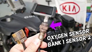 DOWNSTREAM OXYGEN SENSOR BANK 1 SENSOR 2 LOCATION REPLACEMENT KIA SORENTO, KIA FORTE