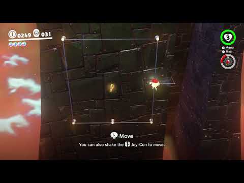 Super Mario Odyssey - Bowser's Kingdom Moon #57: Stone Wall Circuit