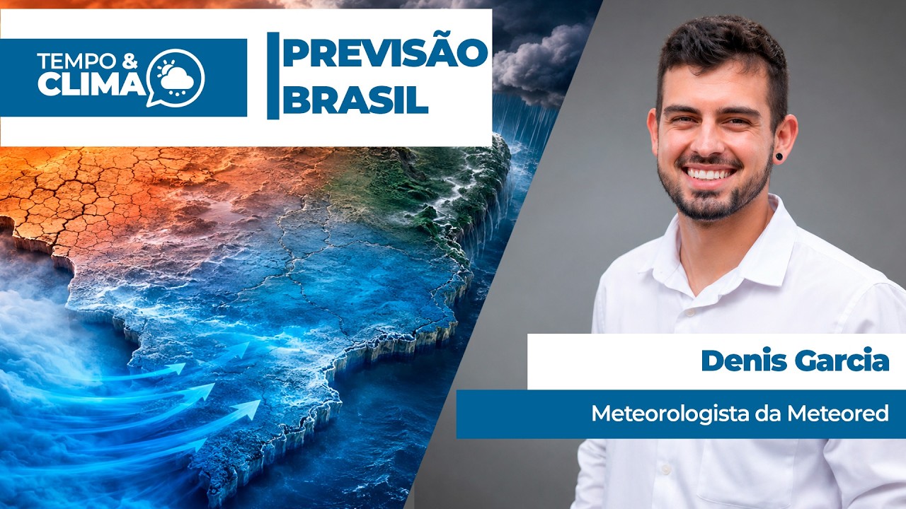 PREVISÃO DO TEMPO PARA TODO O BRASIL 03-07-2026