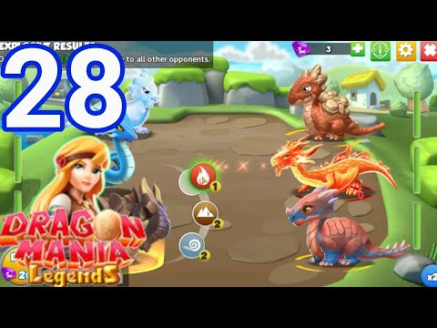 Dragon Mania Legends - Gameplay Walkthrough Part 28 - Dragon Arena League Challenge (iOS, Android)