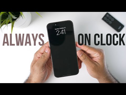 How to Enable Always on Clock on iPhone 16 Pro Lock Screen