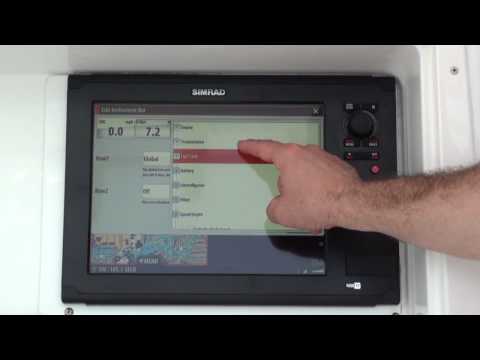 Simrad Yachting Tech Tips #4 - NSS Touchscreen Display - Editing The Instrument Bar