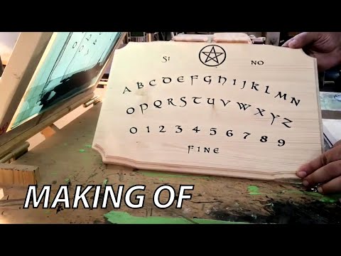 Ouija board, making of by Uroboros