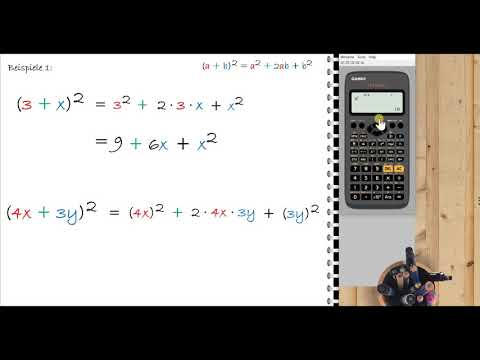 Learning video: The first binomial formula