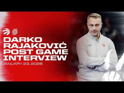 Darko Rajakovic | Post Game at Trail Blazers | January 23, 2026