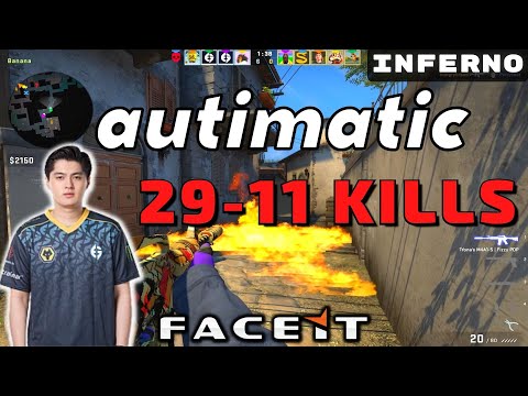 CSGO POV Evil Geniuses autimatic (29-11) Inferno 𝙒𝙞𝙣 (16-4) / Faceit 20.12.2022