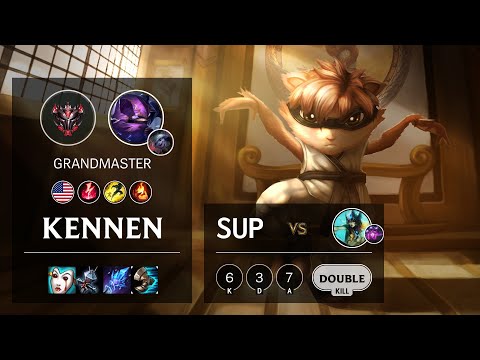 Kennen Support vs Nami - NA Grandmaster Patch 10.19