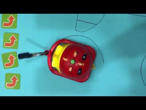 Repte. Com podem programar una Bee bot per dibuixar un cercle?