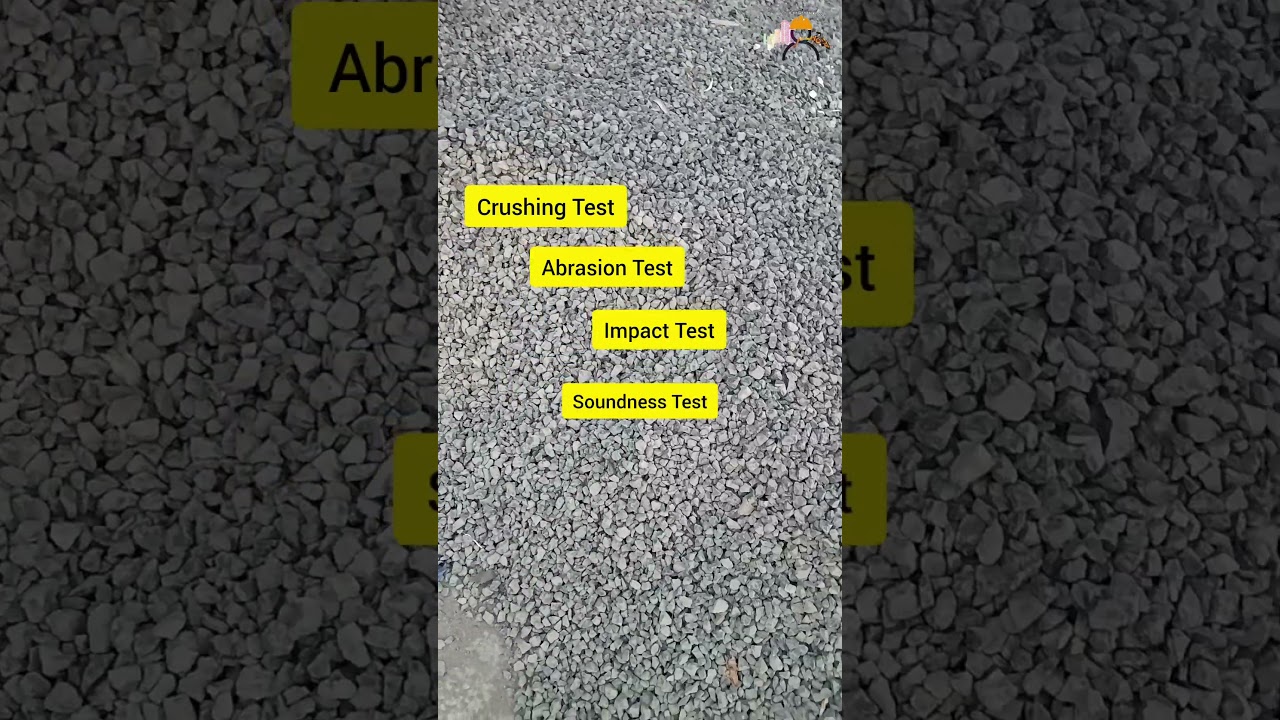 Test for coarse aggregate, test for aggregate #construction #civilwork #civilengineering #concrete