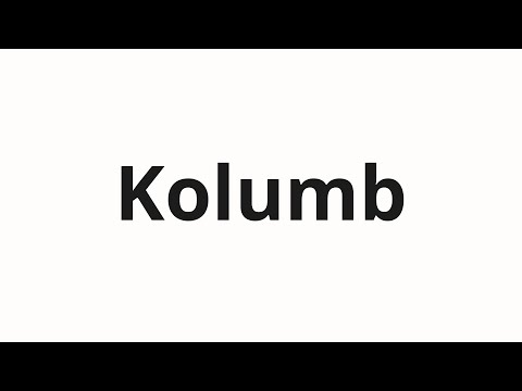 How to pronounce Kolumb | Колумб (Columbus in Russian)