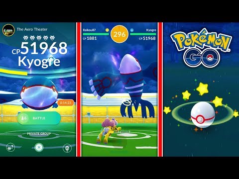 BEST COUNTERS + HOW TO CATCH KYOGRE IN POKEMON GO! LEGENDARY KYOGRE RAID GUIDE!