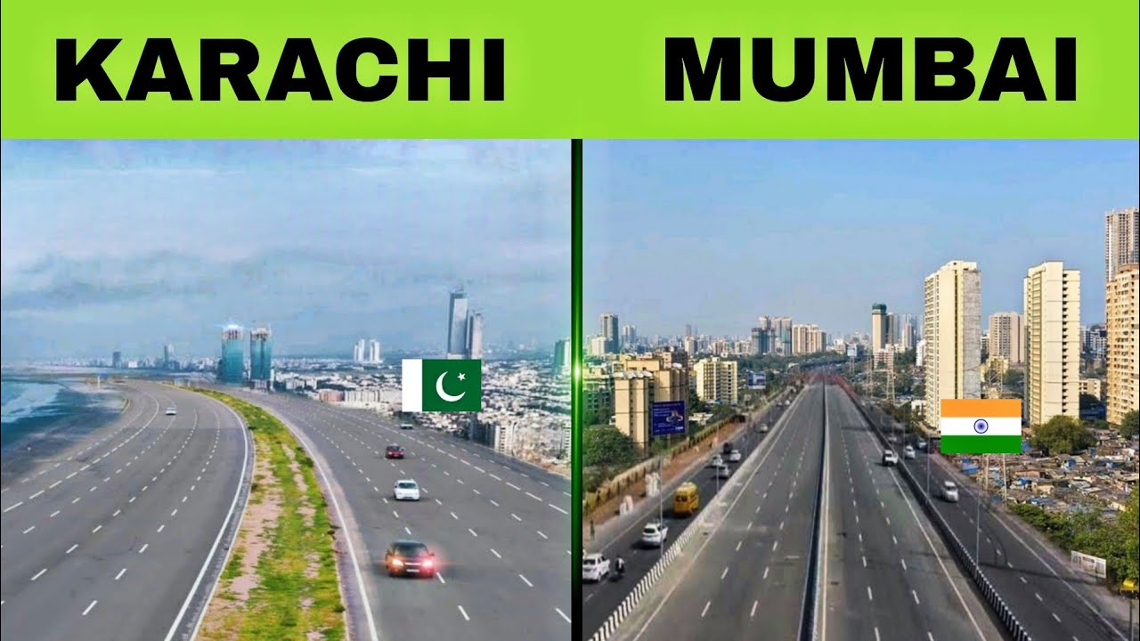 Which is bigger Karachi or Mumbai?