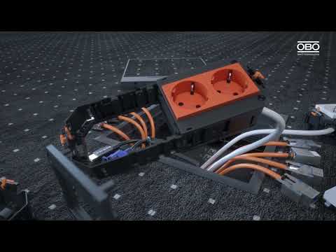 Installation of Modul 45 devices in underfloor systems - by OBO Bettermann