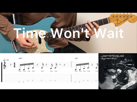 Jamiroquai - Time Won't Wait (guitar cover with tabs & chords)