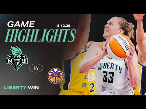 HIGHLIGHTS | Liberty Top Sparks as Three Players Hit 20+ Points | August 12, 2025