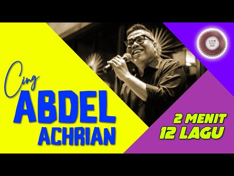 Cing Abdel Achrian Nyanyi 12 Lagu Dalam 2 Menit