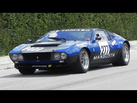 Thumbnail for De Tomaso Mangusta Great V8 Sound On Hillclimb by De Tomaso