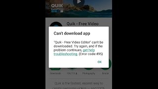 How to fix Playstore Error in Android mobile || Error 495