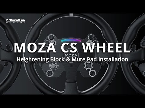 фото съемный игровой руль moza cs v2p steering wheel 0