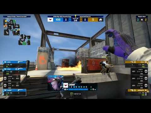 s1ren and w0nderful 2v5 clutch vs HEROIC (IEM RIO MAJOR 2022)