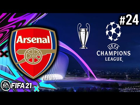 1ST CHAMPIONS LEAGUE GAME | FIFA 21 Realistic Arsenal Career Mode EP24
