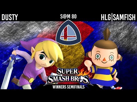 Sm4sh@Mines 80 - Dusty (Toon Link) Vs. HLG|SAMFISH (Villager) - Winners Semifinals