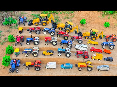 Mini tractor trolley parking video | jcb tractor video | jcb video | jcb tractor cartoon 