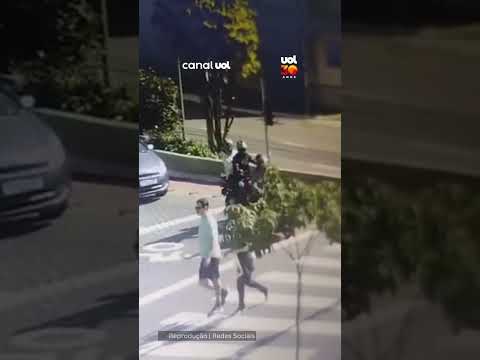 Veja o momento em que irmão de Eloá Pimentel, tenente da Rota, é baleado na cabeça no ABC Paulista
