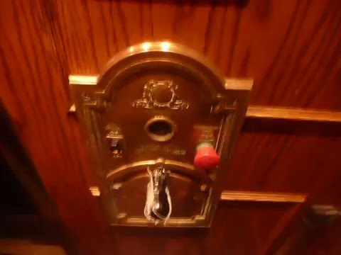 AMAZING 1920's Otis Manually Controlled Traction Elevator At An ?? Location In Downtown Brooklyn NYC