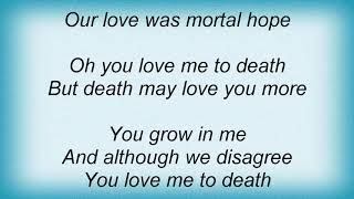 Hooverphonic - You Love Me To Death Lyrics