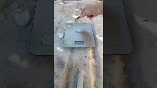 How to Test for Specific Gravity #shorts #meteorite