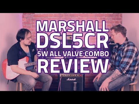 Marshall DSL5CR 5W All Valve Combo Demo & Tone Test